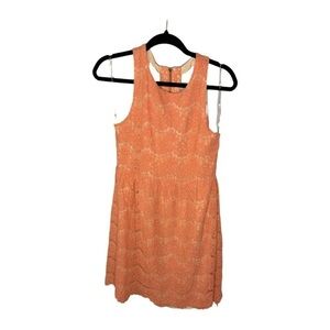 Hesperus size large peach lace lined dress mini